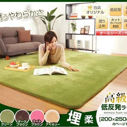 room coral carpet thicken living room tea table rug bedroo
