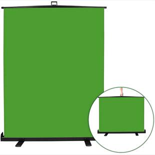 Collapsible Green Screen直播间演播室抠图片地拉绿幕地拉背景布