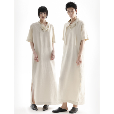 APOZi collection【泠白叙】氛围感抽绳衬衫简约松弛感长短款衬衣