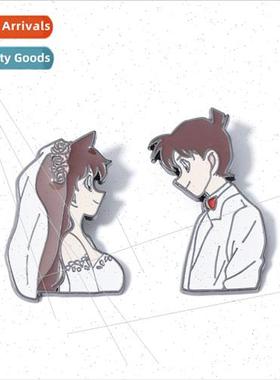Erchuang Detective Conan Shinichi Groom Ran Bride Wedding  W