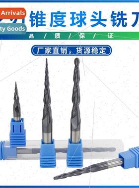 New 2-flute taper ball end milling cutter black engraving mi