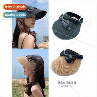 hat female straw duck with tongue hundred Sunscreen outing