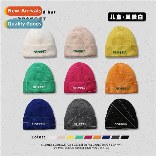 Baby fall and winter warm knitted cap new childrens hats per