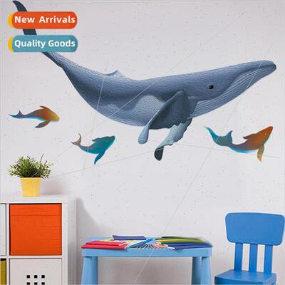sea animals modern simple childrens bedside bedroom backgrou