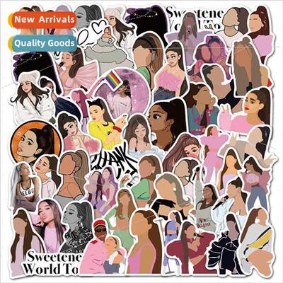 Pack of 50 American singer Ariana Grande graffiti stickers l