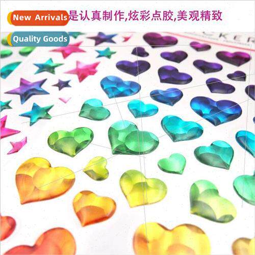 Dazzling shiny dream crystal love round stars diamond drip g