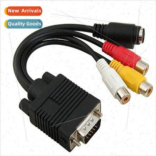 VGA to S terminal cable +3RCA VGA to AV cable VGA TO VGA cab