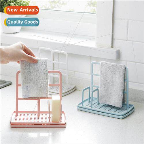 Kitchen desktop rag shelf multi-purpose draining rack househ