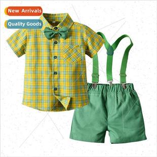 fashionable summer childrens Korean short the boys sleev