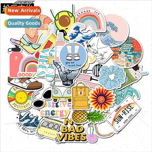 35 VSCO Small Fresh Stickers ggage Mug Doodle Stickers