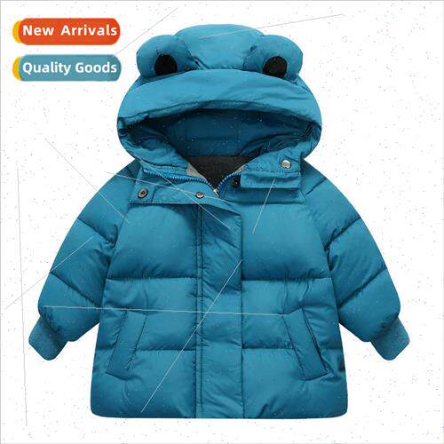 2022 new childrens down cotton jacket boys padded thickened