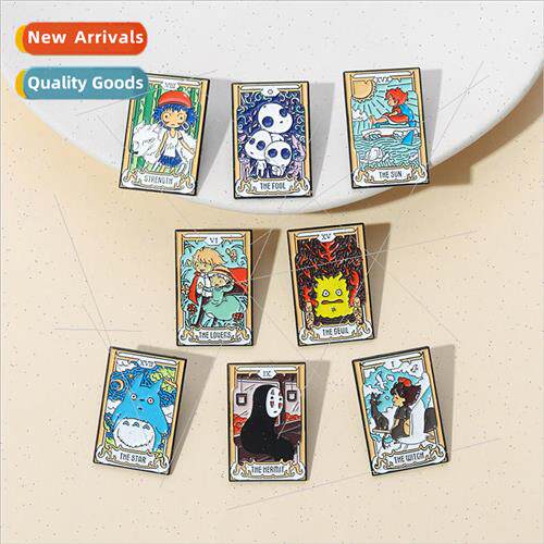 Dark series of anime secondary   brooch cartoon tarot card m