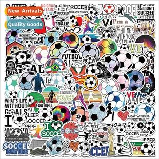 soccer Cup stickers cartoon decor 100 luggage World