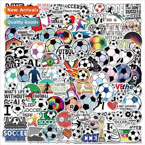 100 World Cup soccer stickers cartoon luggage stickers decor