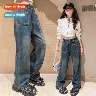 pants and fashionable middle fall Girls