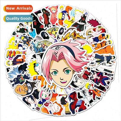 62 -repeating Japanese manga Naruto graffiti stickers luggag