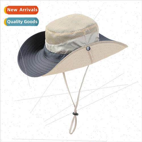 2023 new outdoor sun hat summer men and women anti-ultraviol