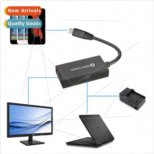 Cell phone connects to TV HD video converter cast screen sam