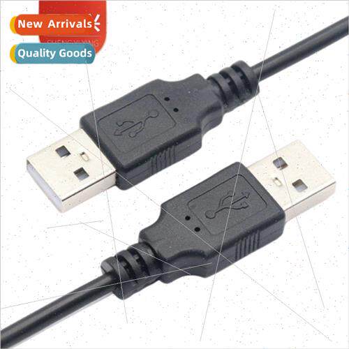 Pure copper core black USB2.0 male to male copy cable 1.5 me