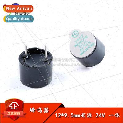 12*9.5mm Active Integrated 24V Buzzer TMB12A24 Piezo Buzzer
