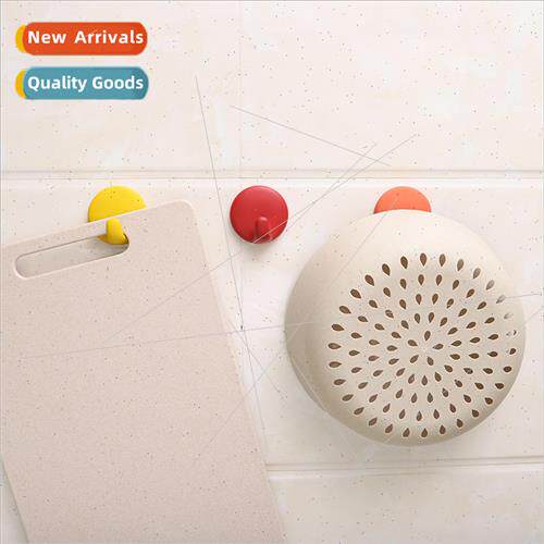 Hooks adhesive no-hole wall hanging wall bathroom kitchen do