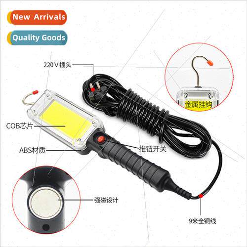 New LED mobile work light with cord Handheld with magnet hoo