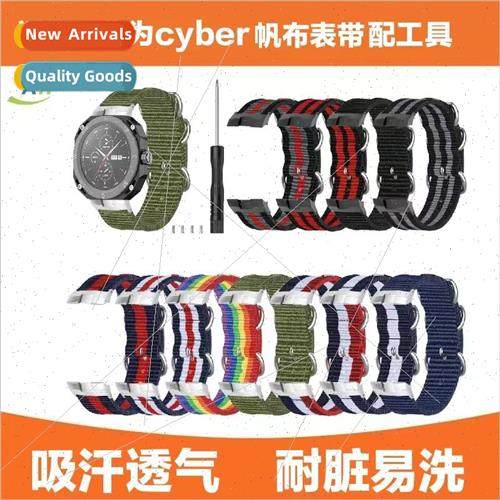 适用 Huawei Watch GT Cyber Nylon StrapHuawei gtcyber three r