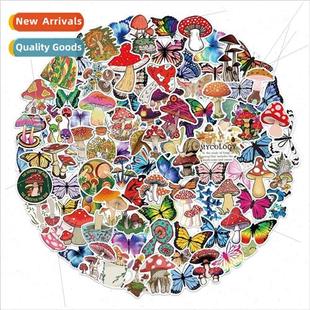 flora and fauna 100 mushrooms butterflies graffit pcs