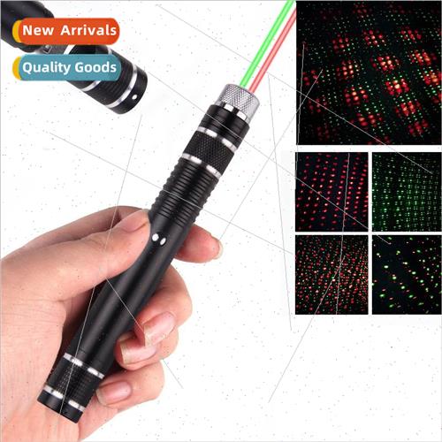 723RG red and green double light full star laser flashlight