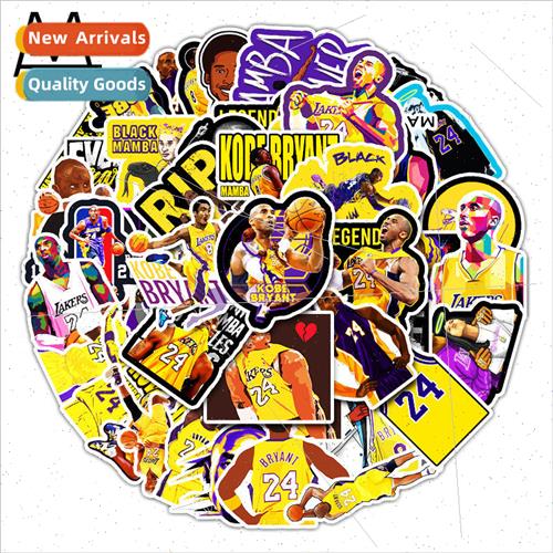 51 NBA star cartoon stickers scooter luggage car guitar tabl