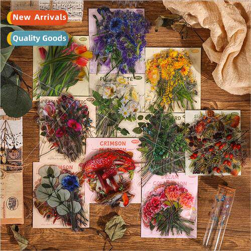 Nature Museum Series Handbook Sticker Pack Vintage Botanical