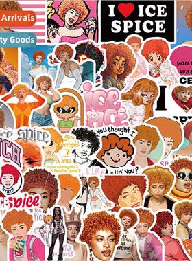 50 Songsss Ice Spice Doodle Stickers Decoration Handbook gga