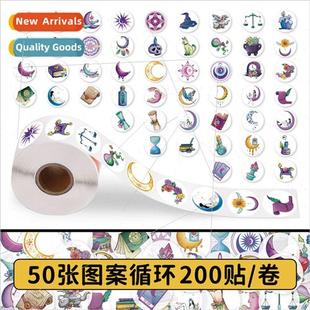 Stickers World Magic Scroll Dec Moon 200