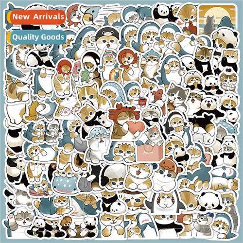 100 cat stickers d cartoon kitten handbook stickers phone ca
