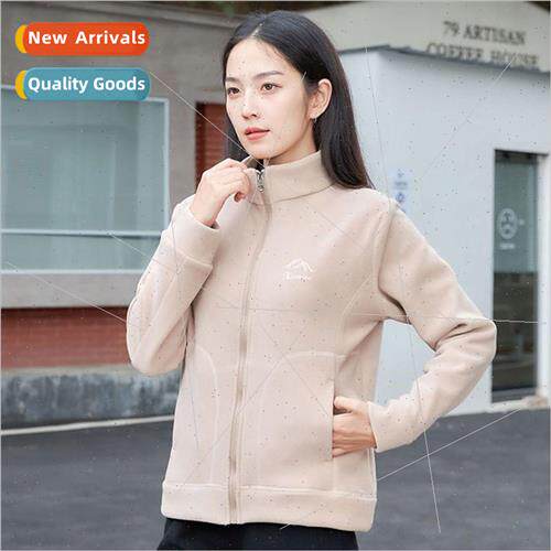 Autumn and winter shaker jacket half-high neck solid color l