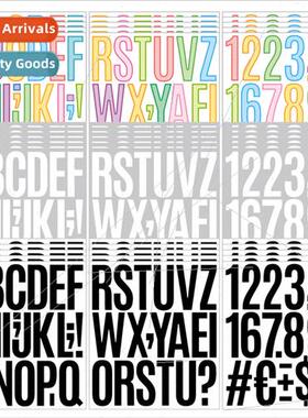 3 inch letter stickers waterproof stickers letterbox car pul