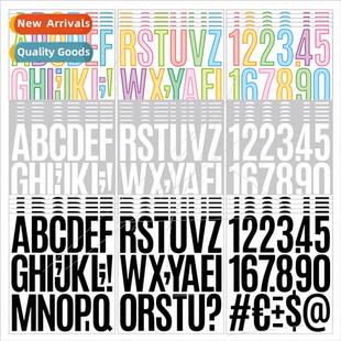 3 inch letter stickers waterproof stickers letterbox car pul