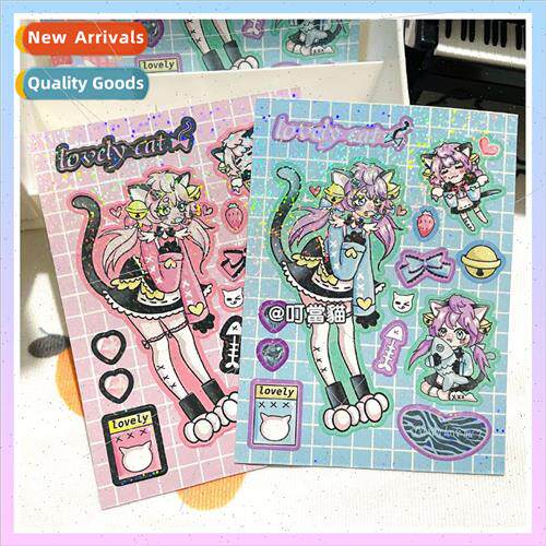 Laser Q  of the character stickers Tinkerbell cat cartoon de