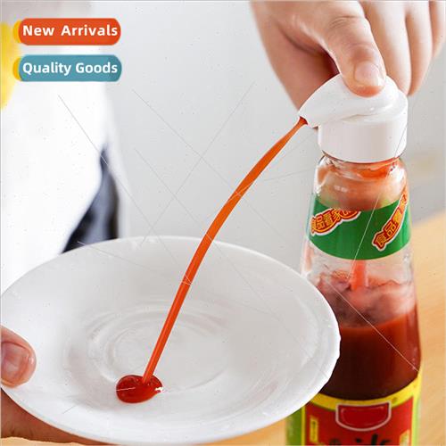 3pc Home Kitchen Oyster Sauce Bottle Nozzle Pump Head Oyster