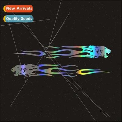 Car personalized car stickers tiger flame motorcycle car bod