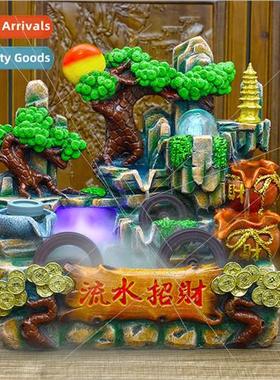 Chinese creative feng shui wheel circulating water fountain