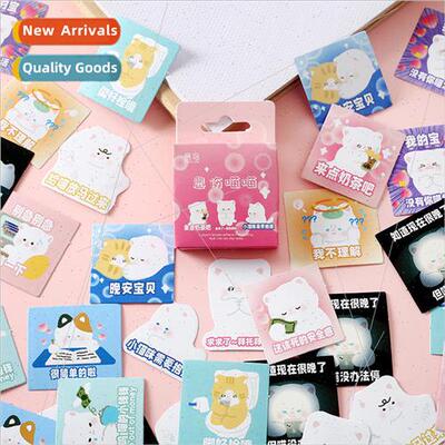 Italian bird boxed stickers sad meow meow series creative hi
