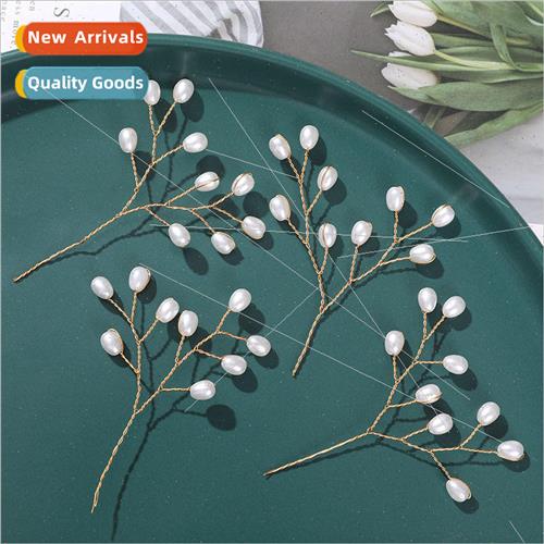 Ancient  aesthetic imitation pearl rice beads twigs diy hand