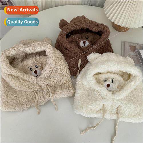 winter of Korea one plush mask hat thickened cute bear cycli