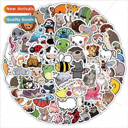 100 cartoon animals children graffiti stickers cell phone lu