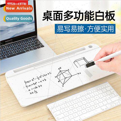Computer desktop storage glass small whiteboard writing boar