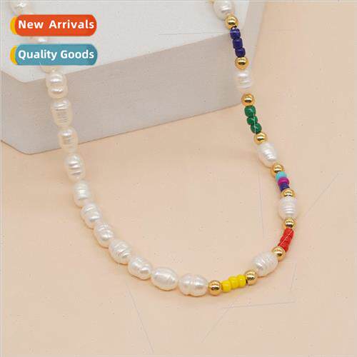 Summer Bohemian Boho Bollock Colorful Rice Beads Interval Fr