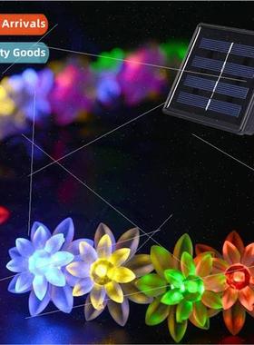Sell LED Solar Double Layer Lotus String ghts Christmas Day
