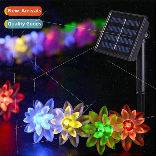 Sell LED Solar Double Layer Lotus String ghts Christmas Day