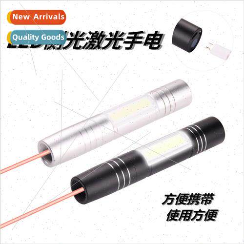 736COB red laser flashlight sand table  meeting driving scho